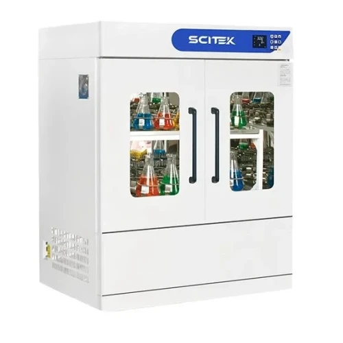 Vertical Double Door Shaking Incubator Scitek Global
